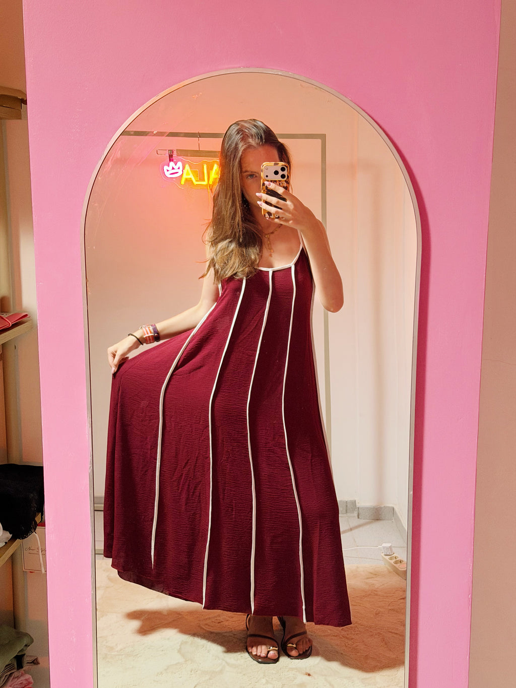 Vestido riscas