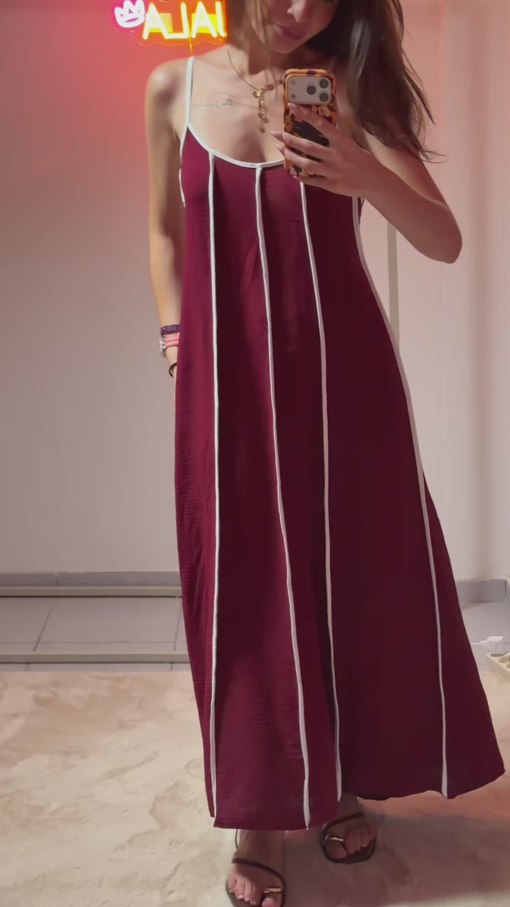 Vestido riscas