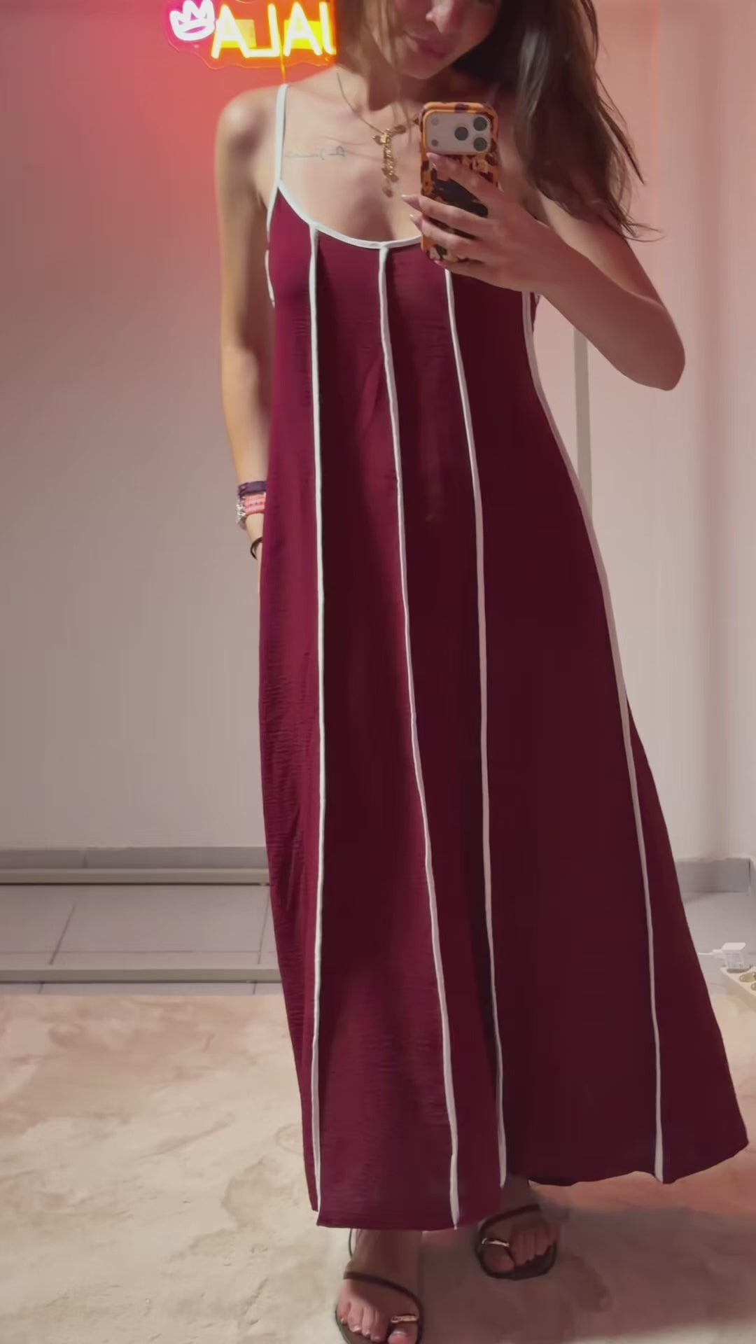 Vestido riscas